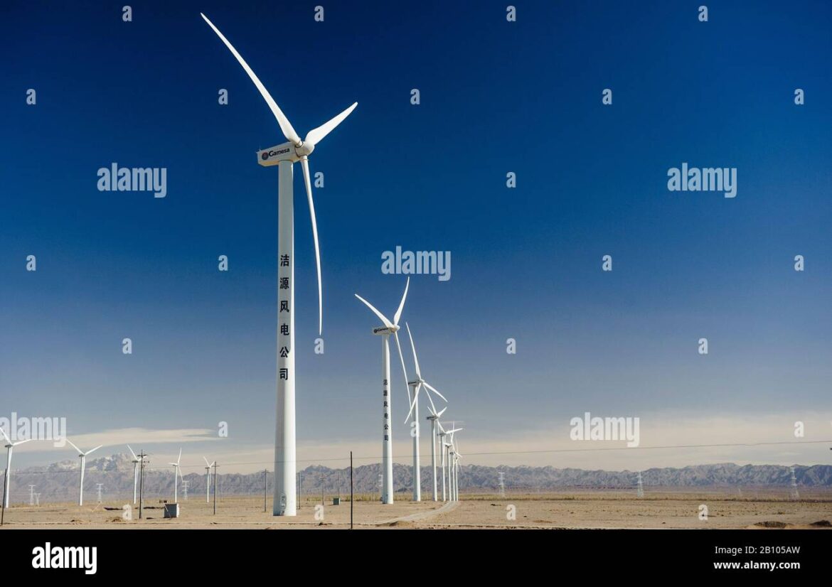 The Expansion of Wind Farms in China