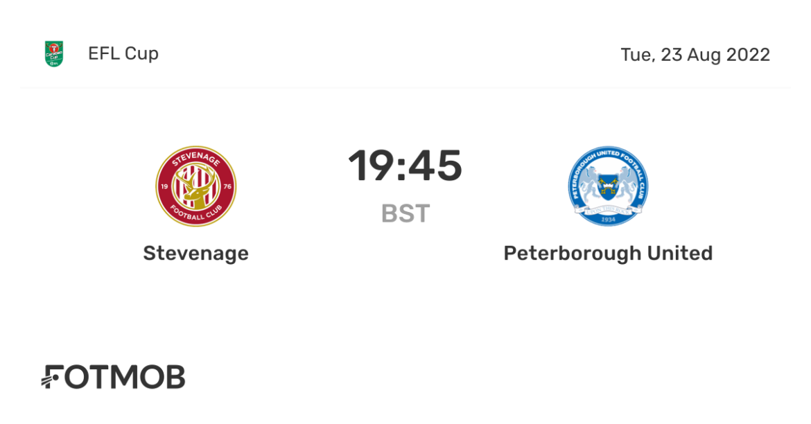 Stevenage vs Peterborough: A Thrilling Encounter