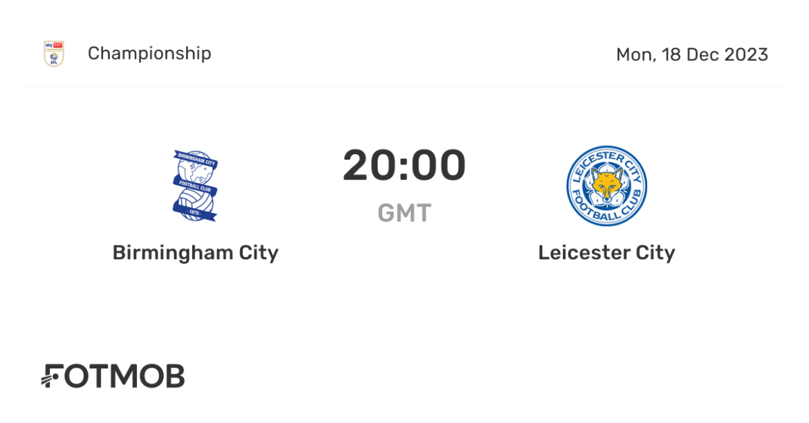 Birmingham vs Leicester City: Match Preview and Insights