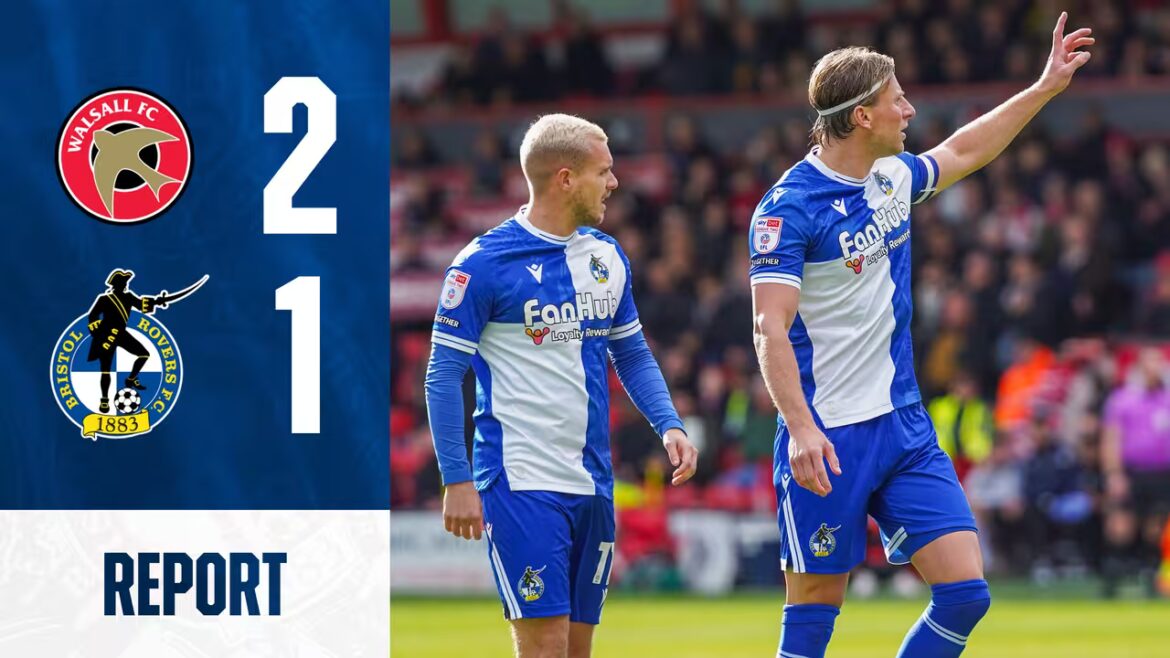 Bristol Rovers vs Walsall: An Exciting League Two Clash