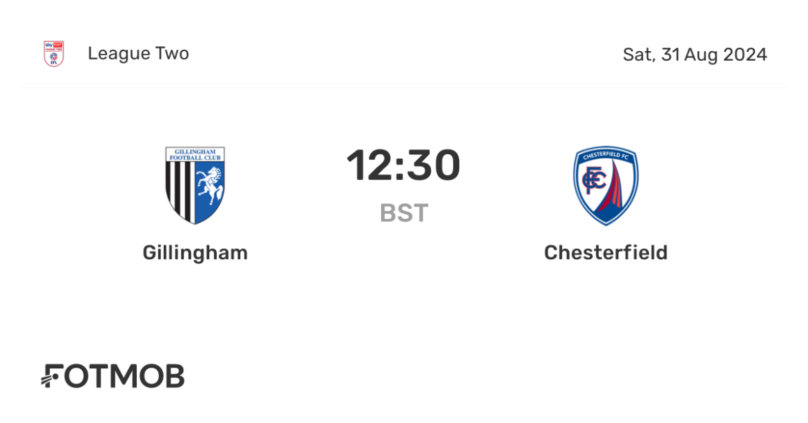 Chesterfield vs Gillingham: A Competitive Showdown
