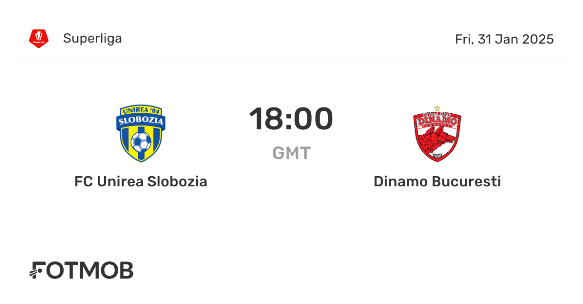 Dinamo București Triumphs Over Unirea Slobozia in Recent Clash