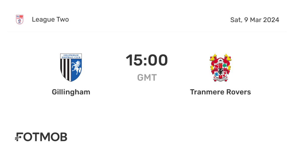 Gillingham vs Tranmere: A Key Clash in League Two