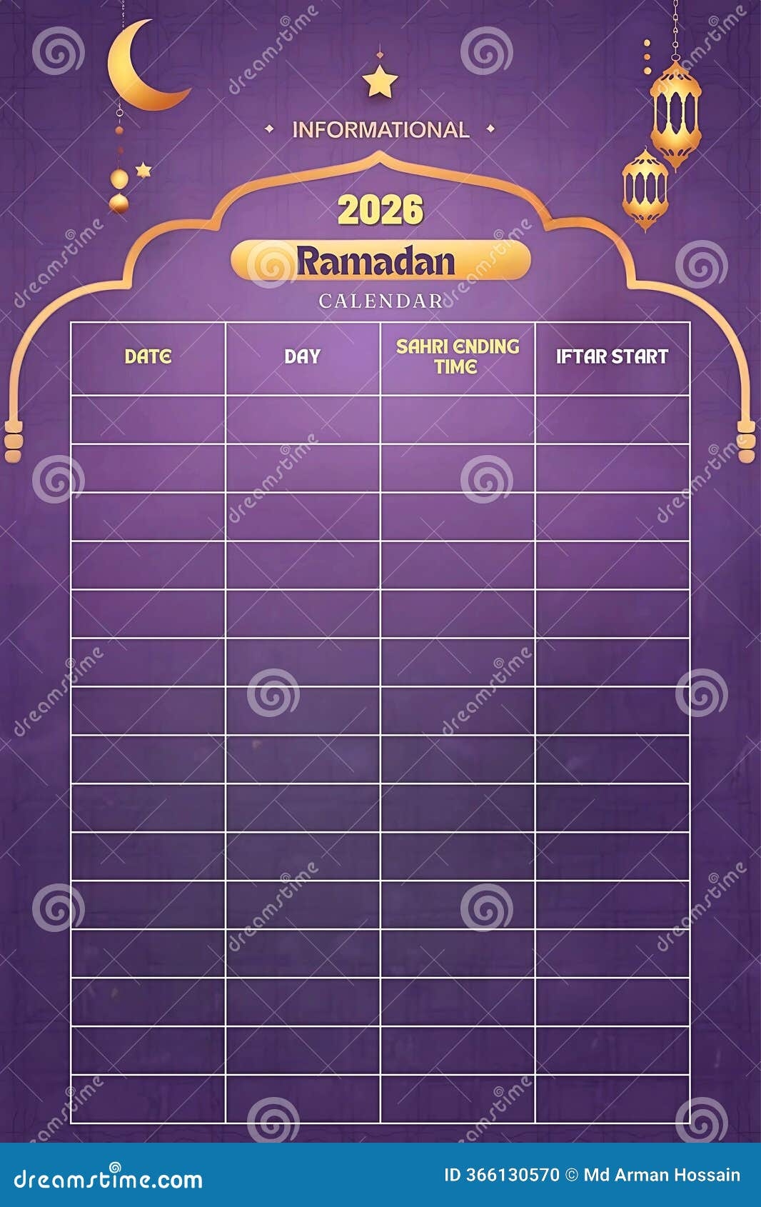 Ramadan Time Table 2026: Key Dates and Fasting Times