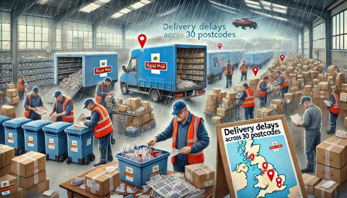 Royal Mail Warns 127 UK Postcodes Facing Major Delivery Delays