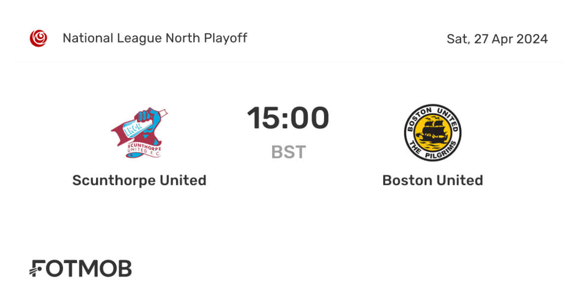 Scunthorpe vs Boston United: A Heated Rivalry on the Pitch