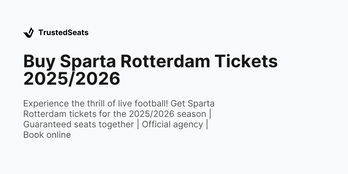 The Rise and Significance of Sparta Rotterdam in Dutch Football