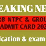 आरआरबी एनटीपीसी एडमिट कार्ड — IN news
