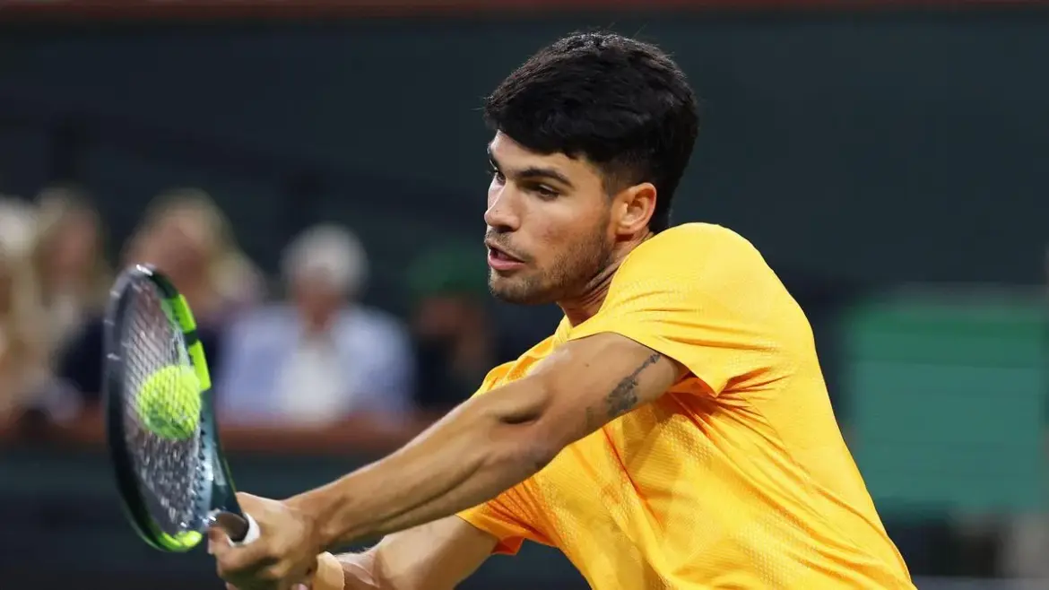 Arthur rinderknech falls to Carlos Alcaraz at Indian Wells