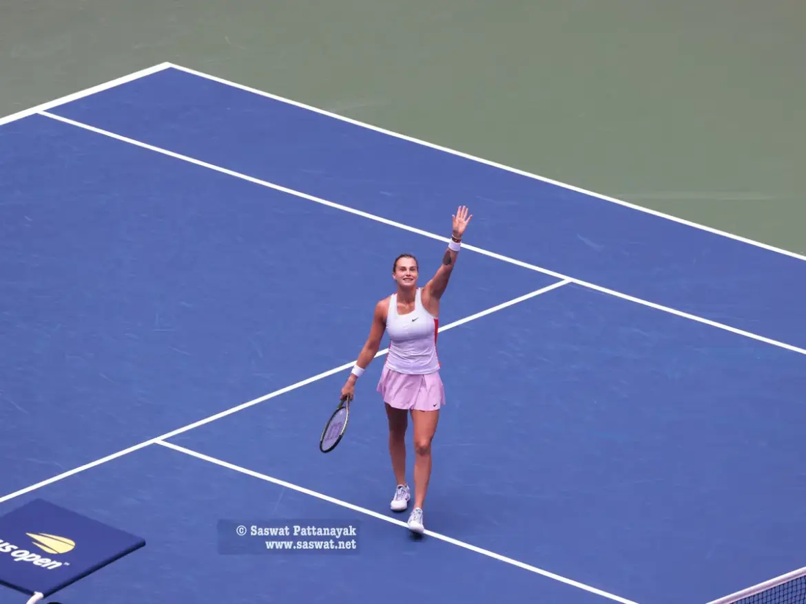 Aryna sabalenka triumphs in 100th match as World No. 1