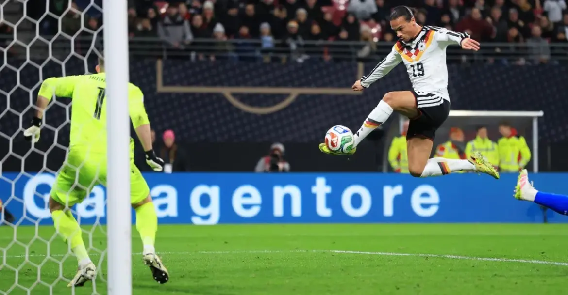 Leroy sané scores in FIFA World Cup qualifier