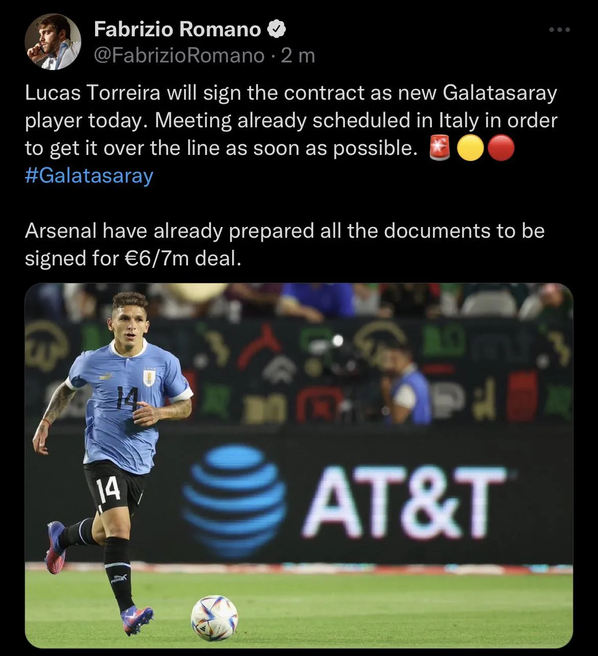 Lucas Torreira: Captain of Galatasaray with Aspirations for Boca Juniors
