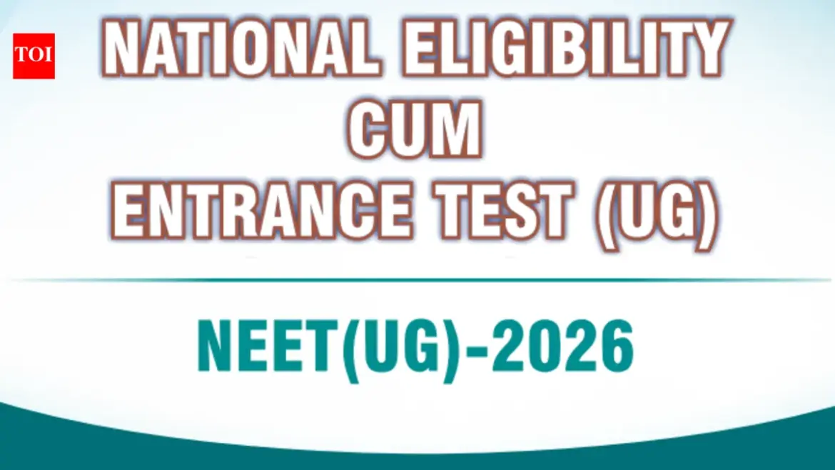 Neet ug 2026 registration