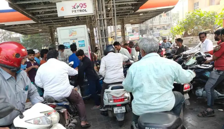 petrol shortage in hyderabad — IN news