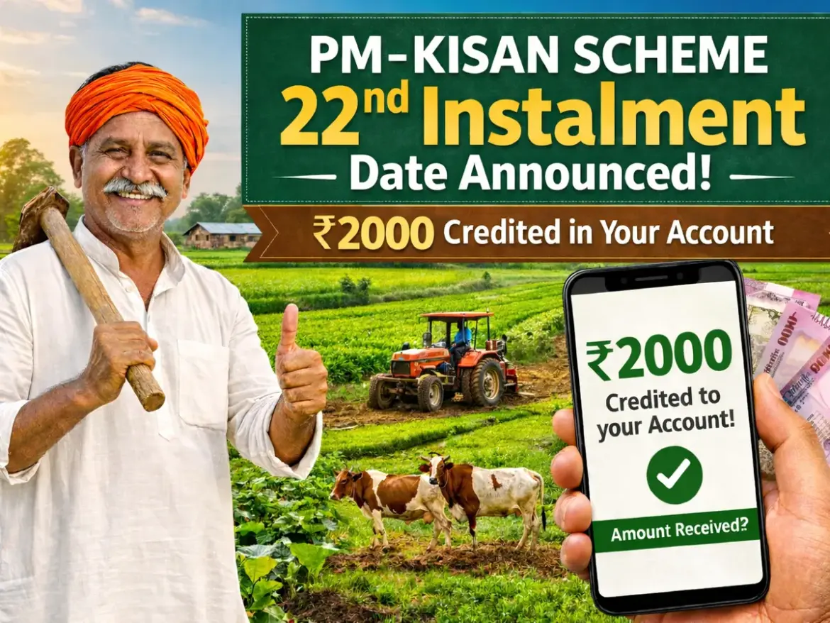 Pm kisan scheme update: 22nd instalment to be released