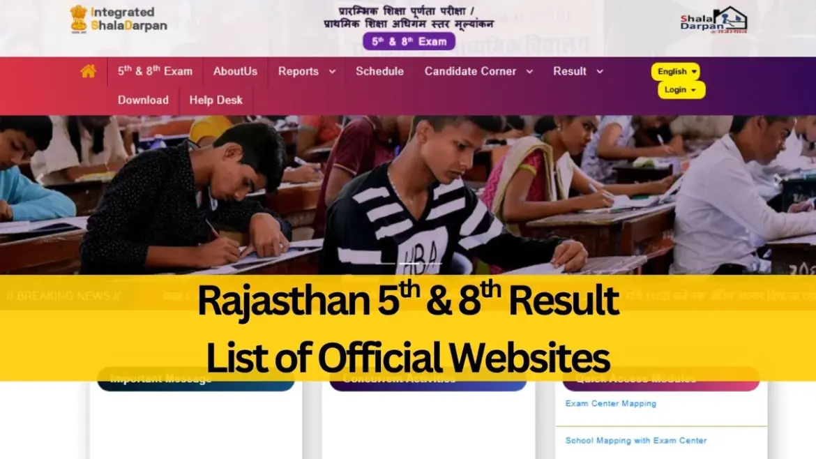 RBSE 8th Result 2026: A Record Pass Rate Achieved