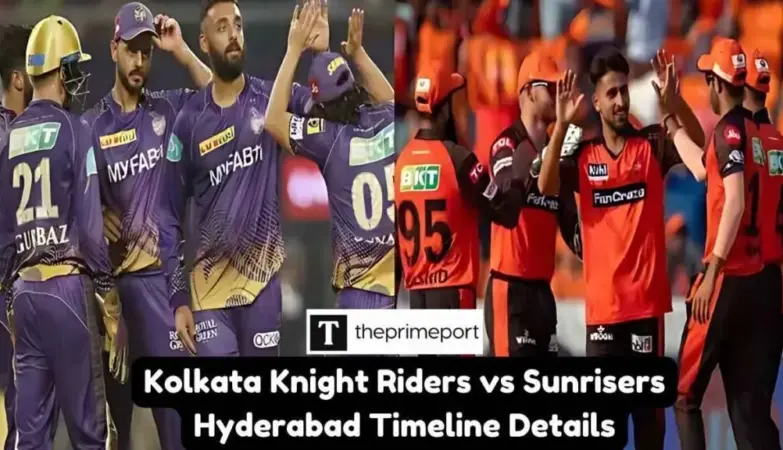 sunrisers vs knight riders — IN news
