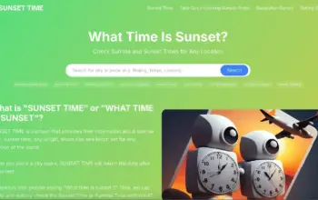 sunset today — IN news