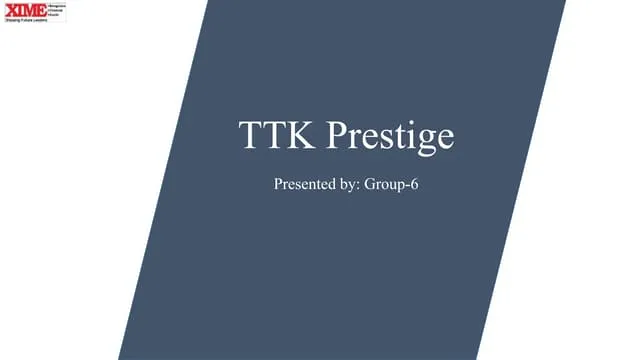 TTK Prestige Share Price Movement