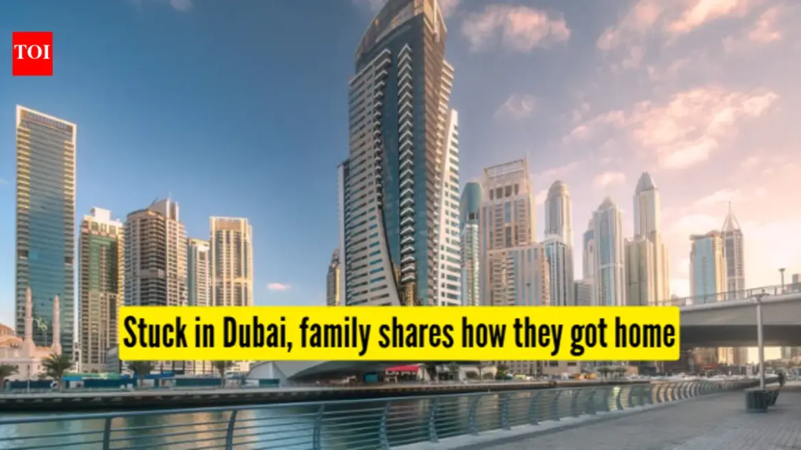 Uae dubai news: Flight Disruptions in : Stranded Family Finds Alternative Route