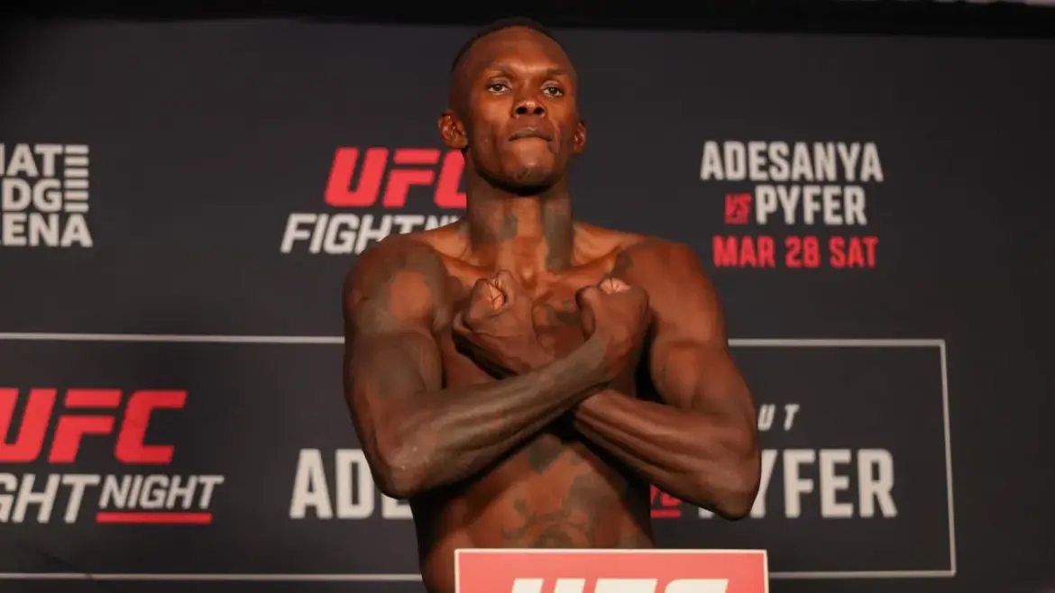 UFC Schedule: Adesanya vs. Pyfer Set for March 28, 2026
