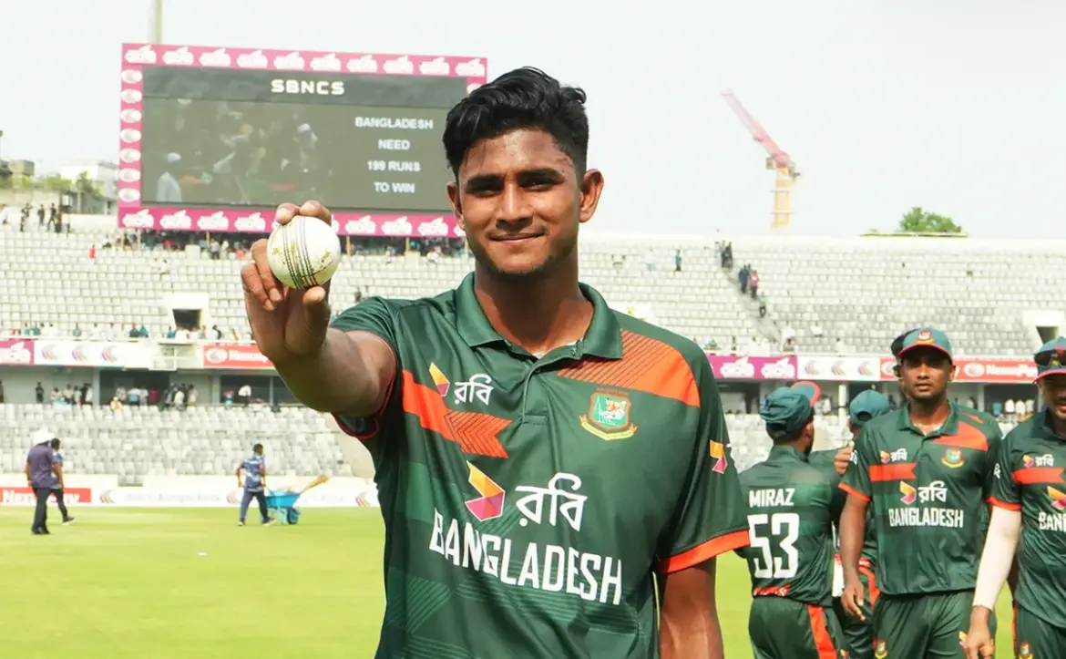 Nahid Rana’s Stellar Performance in the Second ODI Against New Zealand