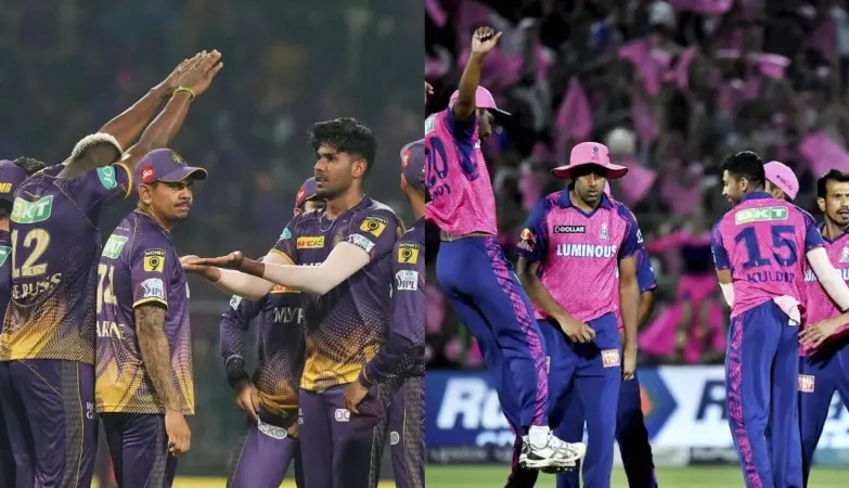 rajasthan royals vs kolkata knight riders standings — IN news