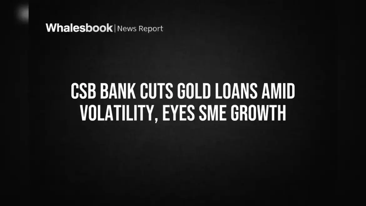CSB Bank’s Shift in Lending Strategy: From Gold Loans to SME Financing