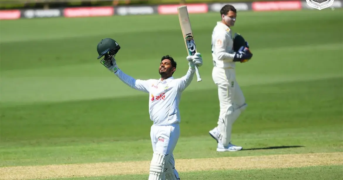 Darwin: Tanzid Hasan’s maiden century puts Bangladesh in control against Australia