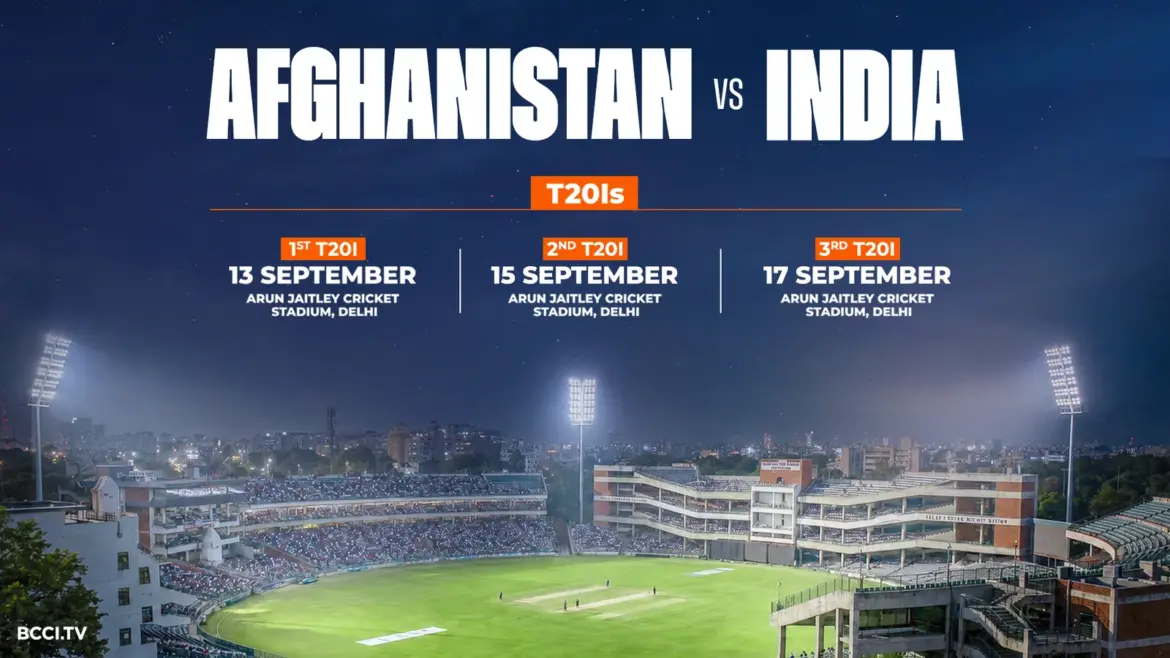 Delhi to host Afghanistan-India T20I series in September