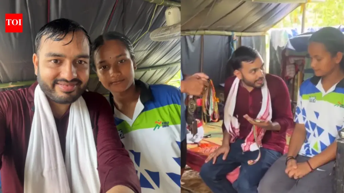 Jorhat’s Janmoni Konwar wins karate gold in Delhi after floods displace family