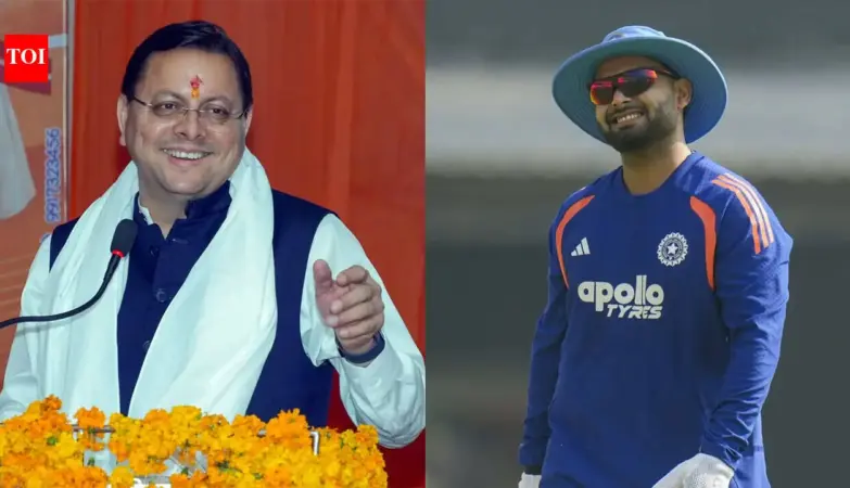 Rishabh Pant tweets to CM Dhami: Help me buy land in Uttarakhand, I want to come home
